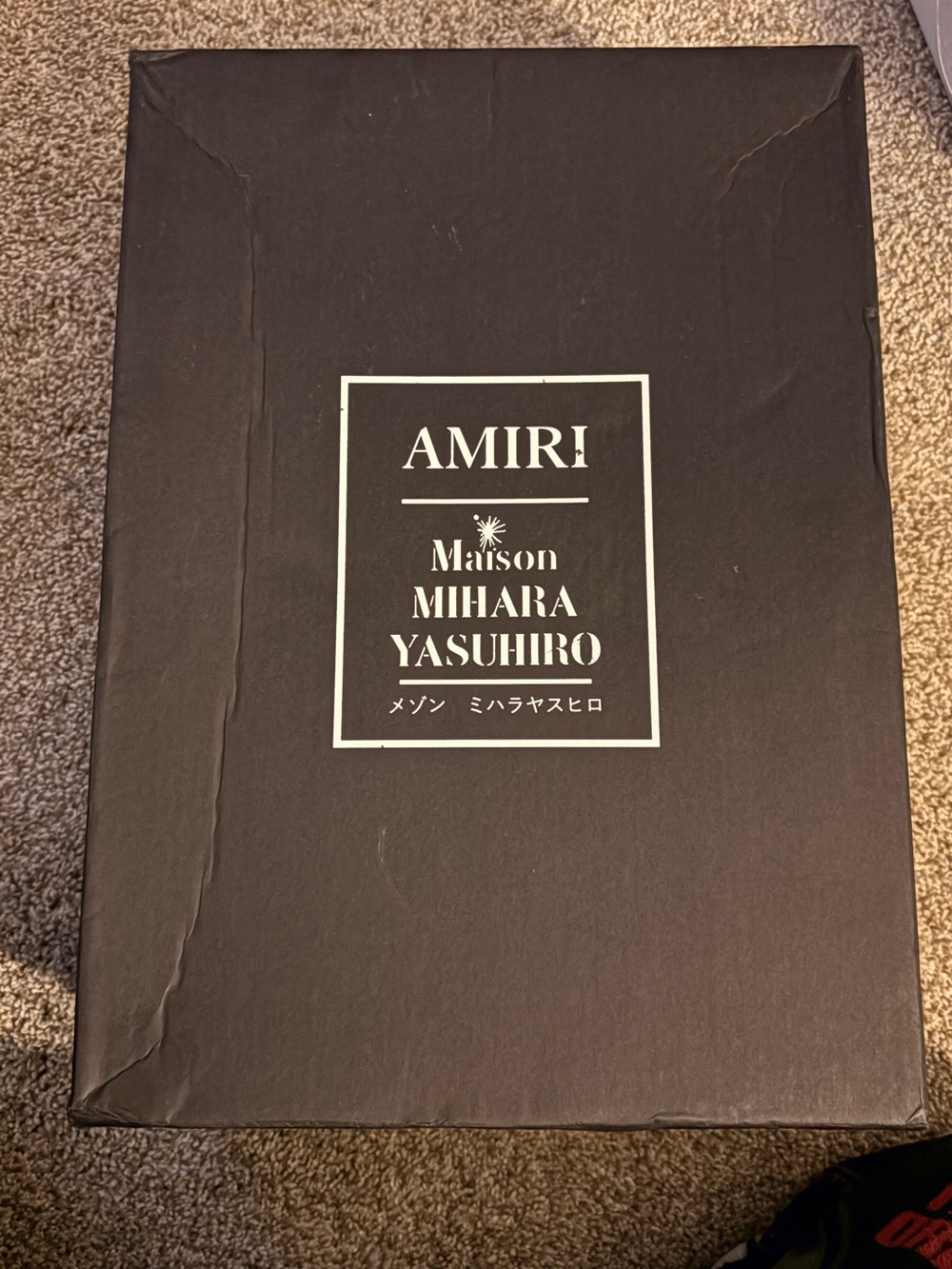 AMIRI x MAISON MIHARA Black and White Low-Top Sneakers - Picture 7 of 7